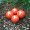 stones set of 4 - orange striped